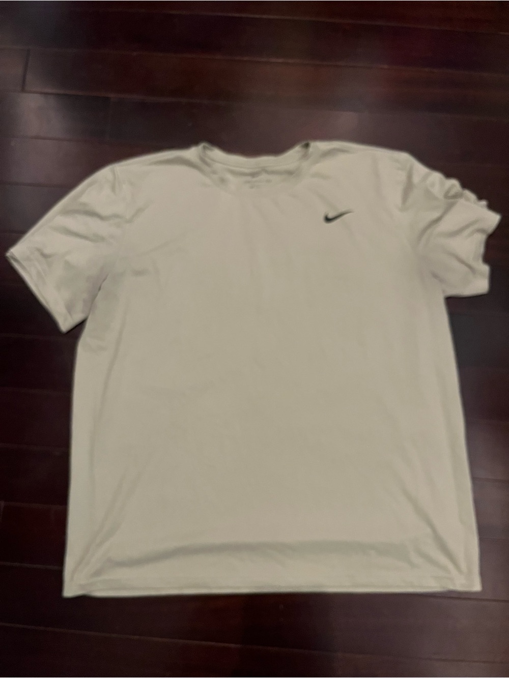 Nike Men's Cream Dri-FIT Crew Neck T-Shirt